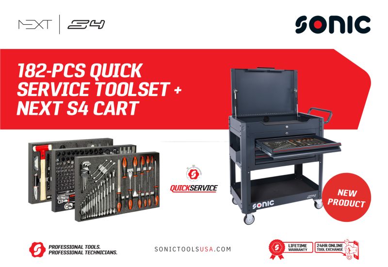 Introducing our NEW Automotive Quick Service Set + NEXT S4 Service Cart!🔥 Check out our website with the link provided! ow.ly/fMSp50R9txY