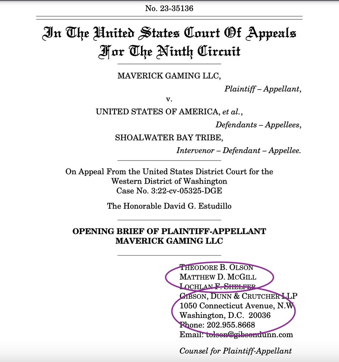 Last week, the 9th Cir. heard argument in Maverick Gaming-another challenge to Indian law on equal protection grounds. Unifying American colonialism has been revelatory: Gibson Dunn and Matthew McGill, who filed Brackeen & Maverick, also challenged territorial law on EP grounds/1