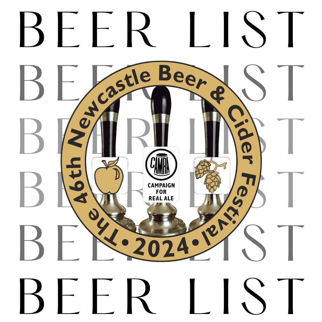 The full beer list is available now along with tickets at 
Nclbeerfest.uk