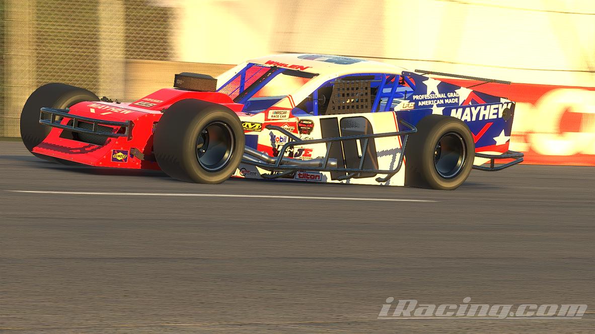 Paint of the Week time! We've got an America car from Trent Goodrow! It's a replica of a real world scheme. Race it here: tradingpaints.com/showroom/view/… #tppotw