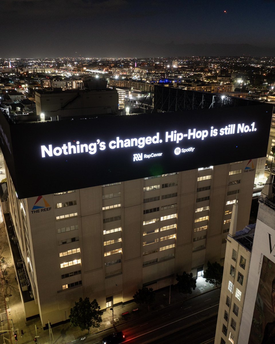 Nothing’s changed. Hip-Hop is still No.1.