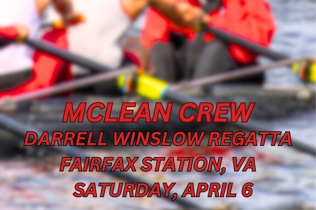 Good luck to our Crew team tomorrow!!!!