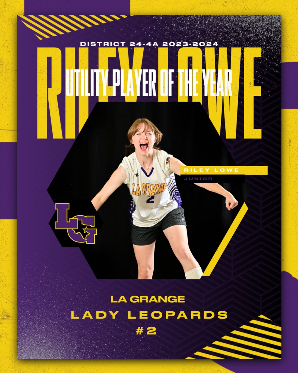 Congratulations to our extremely talented #2 Riley Lowe for earning utility player of the year for district 24-4A! Riley has played a major role for our girls soccer program this year and we are beyond proud of her for this accomplishment!
