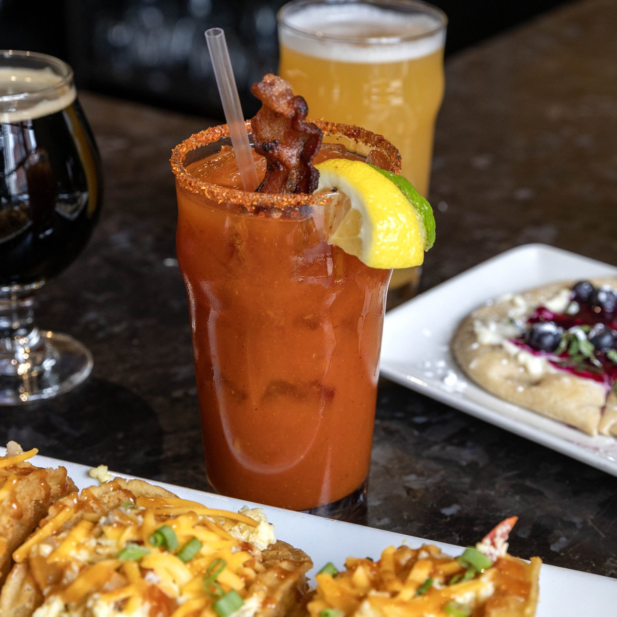 It’s Eclipse Weekend and we’ve got tasty new Sunday Brunch specials for April. PLUS today is National Beer Day and we’ve got 15+ beers on tap. Seems like a great day to stop by the tap room! Open 10AM to 8PM today (Brunch menu until 2) Open 11AM to 10PM Monday for Eclipse Day!