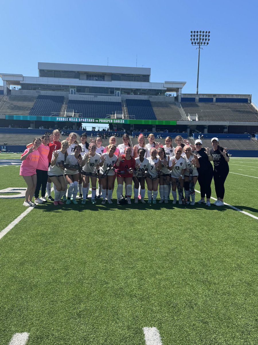 Here our the regional semifinal champs!! Congrats to @Marcus_MMFCG! They advance to play Prosper in the region 1 final tomorrow at 10:00 am! @Marcus_HS