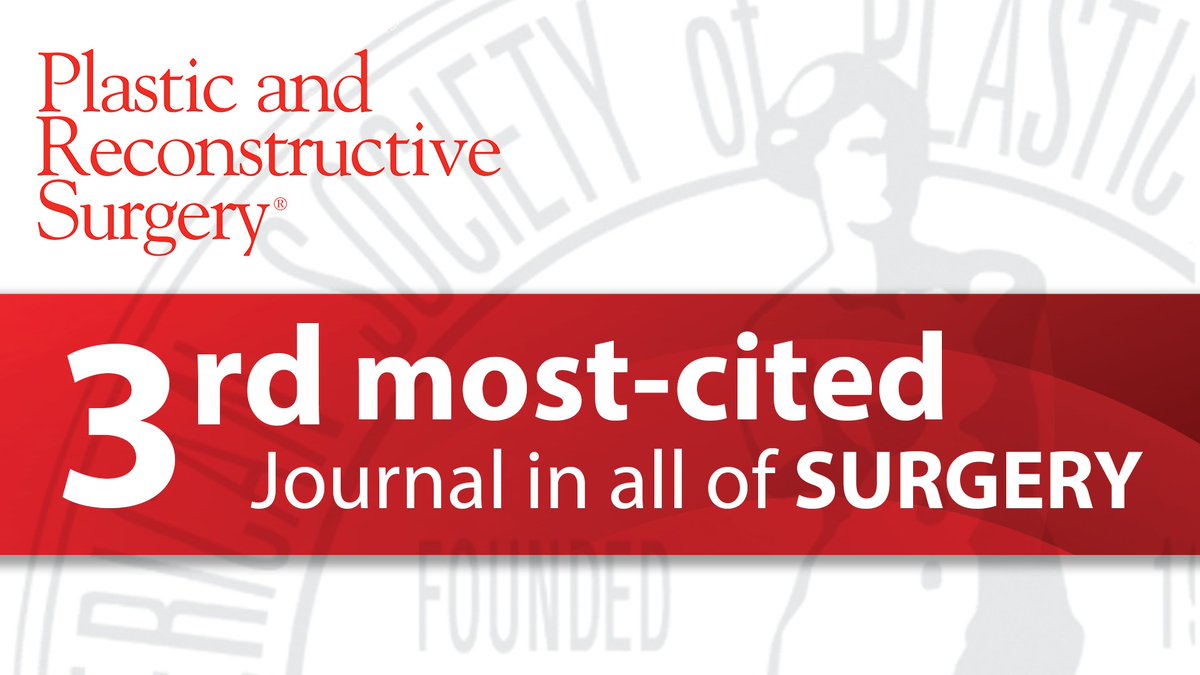 Did you know that, with over 41,700 total citations in 2022, 'Plastic & Reconstructive Surgery' is the 3rd-MOST CITED Journal in all of SURGERY, according to Clarivate's 'Journal Citation Reports'? Read & Share some of the most-cited articles of 2021-2022: bit.ly/PRSTrending20-…