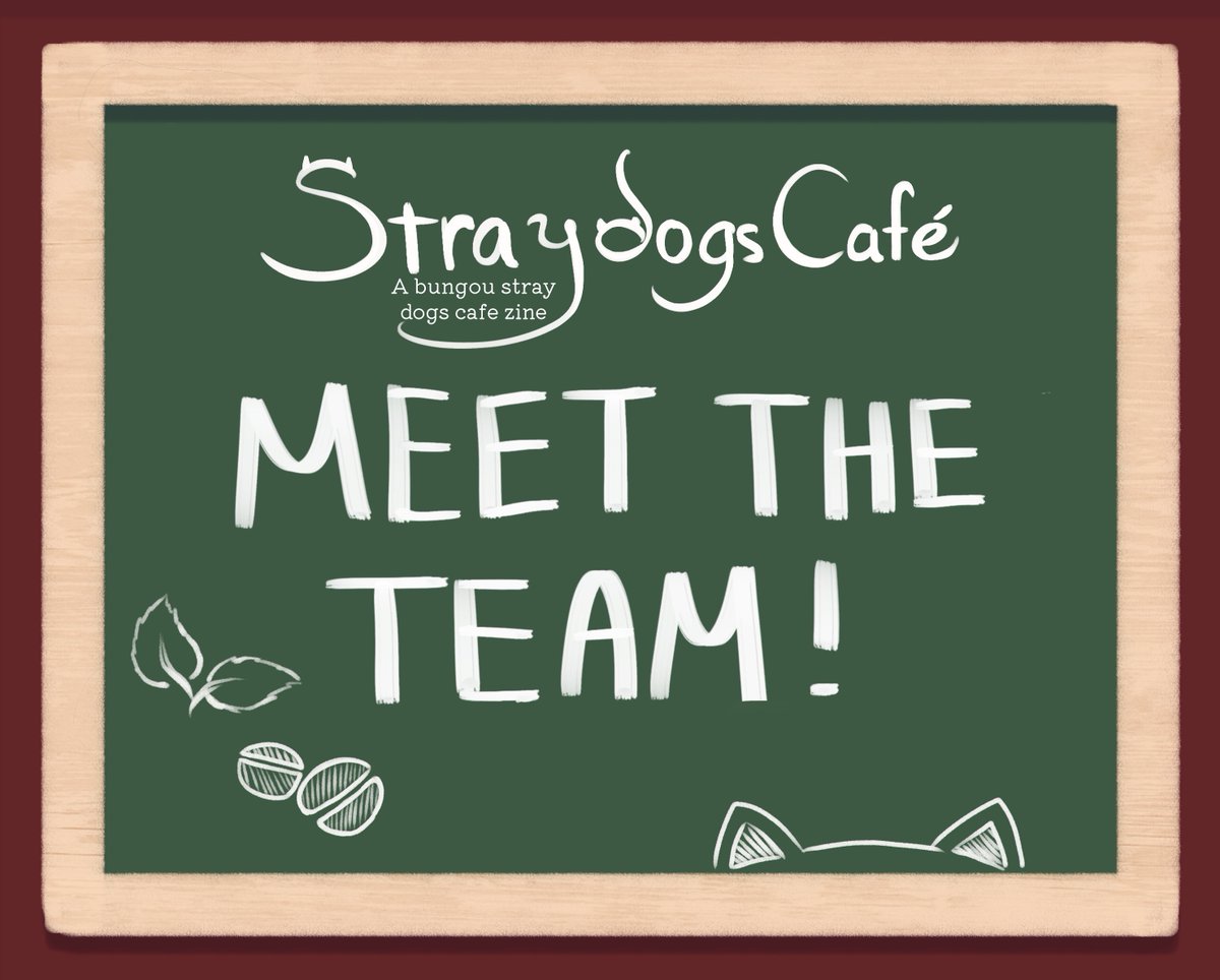🍩 Contributor Lineup 🍩 Stray Dogs Cafe would like to officially introduce you to our team of amazing bakers, baristas, artists and writers! ⬇️Check them out in the thread below!