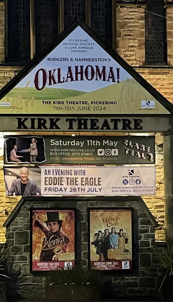 HenninghamDavid's tweet image. Remember Eddie the Eagle Edwards? He’s coming to Pickering!  #keepitretro #Yorkshire @TheKirkTheatre