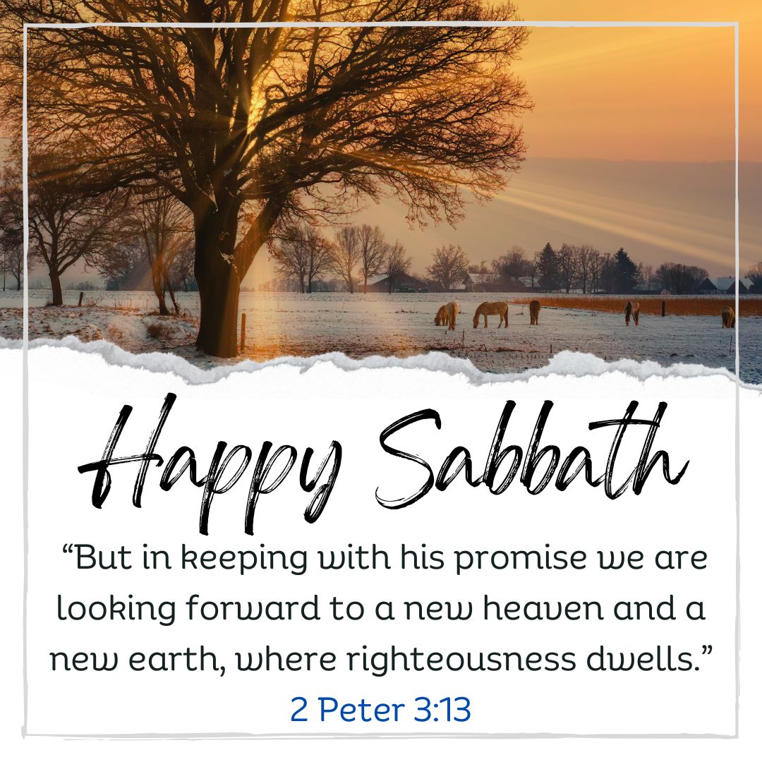 Heaven is the place where righteousness will make its home, the place where things will be finally made right again. Happy Sabbath!
.
.
.
.
.
.
.
#HappySabbath #BonSabbat #SDACC #BibleVerse #BibleQuote