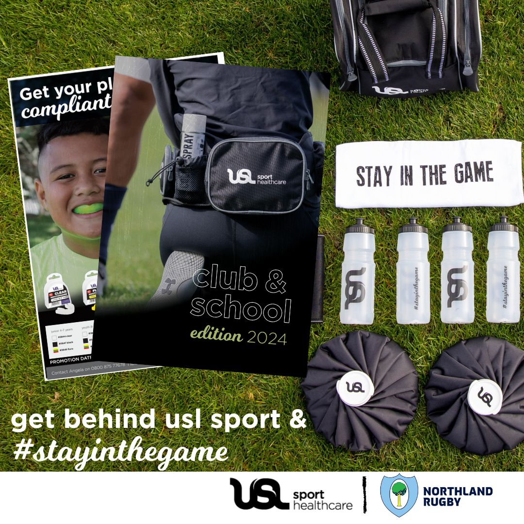 USL Sport have been a long-term partner of Northland Rugby, supplying high-quality sport healthcare product that helps our teams stay at the top of their game. Check out their Club & School Edition 2024 and Mouthguard Promotion here 👉 adobe.ly/4cEVfp3