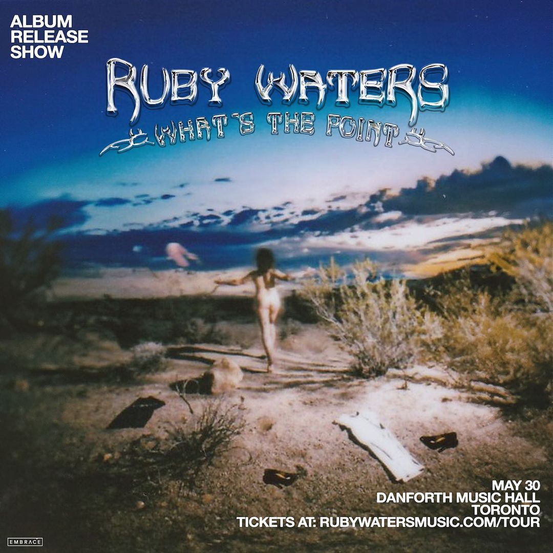 ALBUM RELEASE SHOW
TIX ON SALE NOW
DANFORTH MUSIC HALL
MAY 30TH 🩵🩵🩵
rubywatersmusic.com/tour