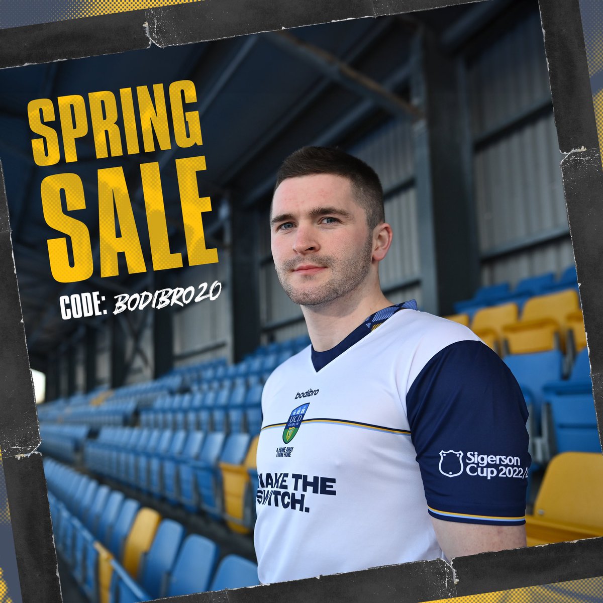The Spring Sale has arrived at Bodibro. Get 20% off all club shops, county shops, school shops and stock shops by using code ‘BODIBRO20’. 

This sale runs until April 21st at 11:59pm, or while stock lasts, so get yours today !!

Check out all our shops:
bodibro.ie