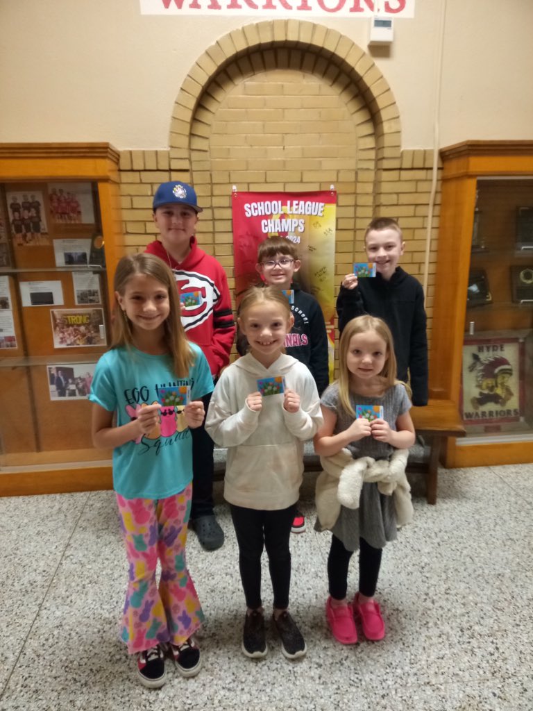 Congratulations to these students for being chosen out of all the students to have 95% or higher attendance for March! They each won a $50 gift card to Walmart! #Strivefor5 #AttendanceMatters #OneTeam #GoWarriors