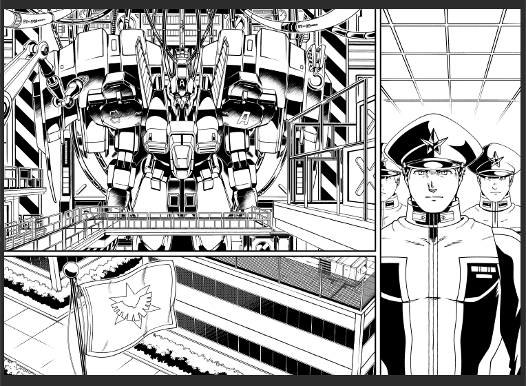 how many perspective can you put in a spread page?

yeah 