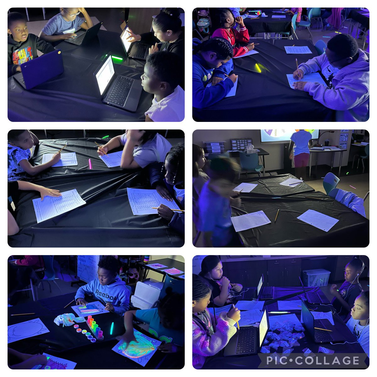 a_davis7804's tweet photo. Our students had a fun time with their Glow Review for STAAR @HumbleISD_RCE
#3rdgradereading #CubCommUnity🐻💙💚 https://t.co/W44DjWQDje
