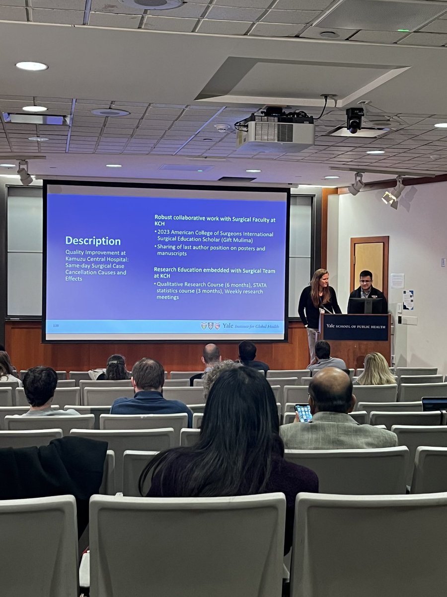 During the Global Health Symposium, we had a speed round of Lighting Talks featuring numerous global health projects & programs across Yale. Projects included pandemic youth advocacy, environmental justice, NCD research, and research network collaboration 🏫