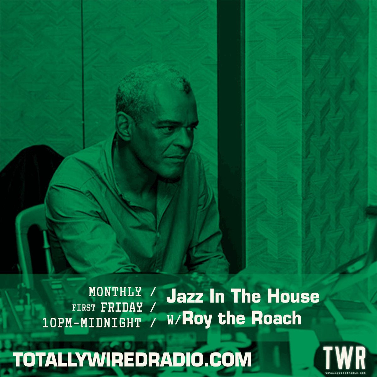 Jazz In The House w/ Roy the Roach #startingsoon on #TotallyWiredRadio Listen @ Link in bio. 
-
#MusicIsLife #London
-
#JazzHouse #SoulfulHouse #DeepHouse #Jazz