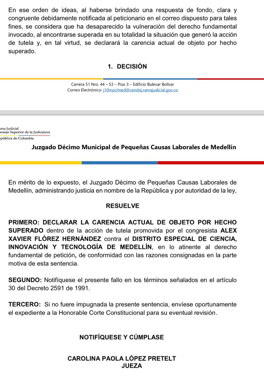 FicoGutierrez's tweet photo. Ganamos la tutela. 
Quienes saquearon a Medellín en la Alcaldía anterior  han pretendido acceder por todas las formas a los expedientes de los 501 hallazgos  de irregularidades y presunta corrupción. 
En los documentos aportados por nosotros desde la @AlcaldiadeMed aportamos testigos y testimonios. 
Juez de Tutela acaba de darnos la razón. Las evidencias y pruebas están ante los organismos de control como  @FiscaliaCol @PGN_COL @CGR_Colombia @personeriamed @ContraloriaMed .
Y podemos decir que al día de hoy ya van más de 600 hallazgos. 
Todos los días descubrimos más irregularidades y aparecen más testigos. 
Que daño tan grande el que hicieron. 
Que Colombia 🇨🇴 entera lo sepa.