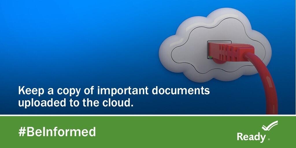 Find a way to safely keep and access important documents in case of an emergency. 📄 Store physical documents in waterproof bags or containers. 🔐 Create password-protected digital copies in case physical copies get damaged. #FinancialPreparednessMonth | ready.gov/financial-prep…