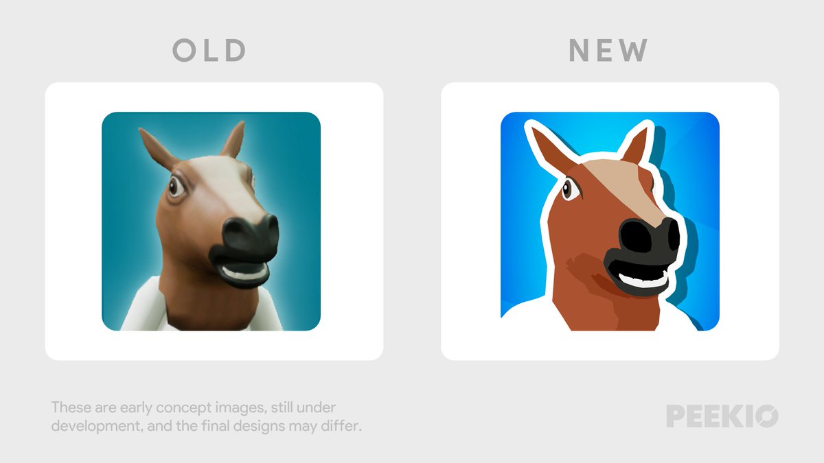 PeekioDev's tweet photo. The new game icon showcases a minimalist, vibrantly colored Horseman with a clean white outline and a subtle drop shadow, creating a striking and modern look.

#StallionSquad #GameDev #IndieDev #IndieGame https://t.co/0j9JkHVSqa