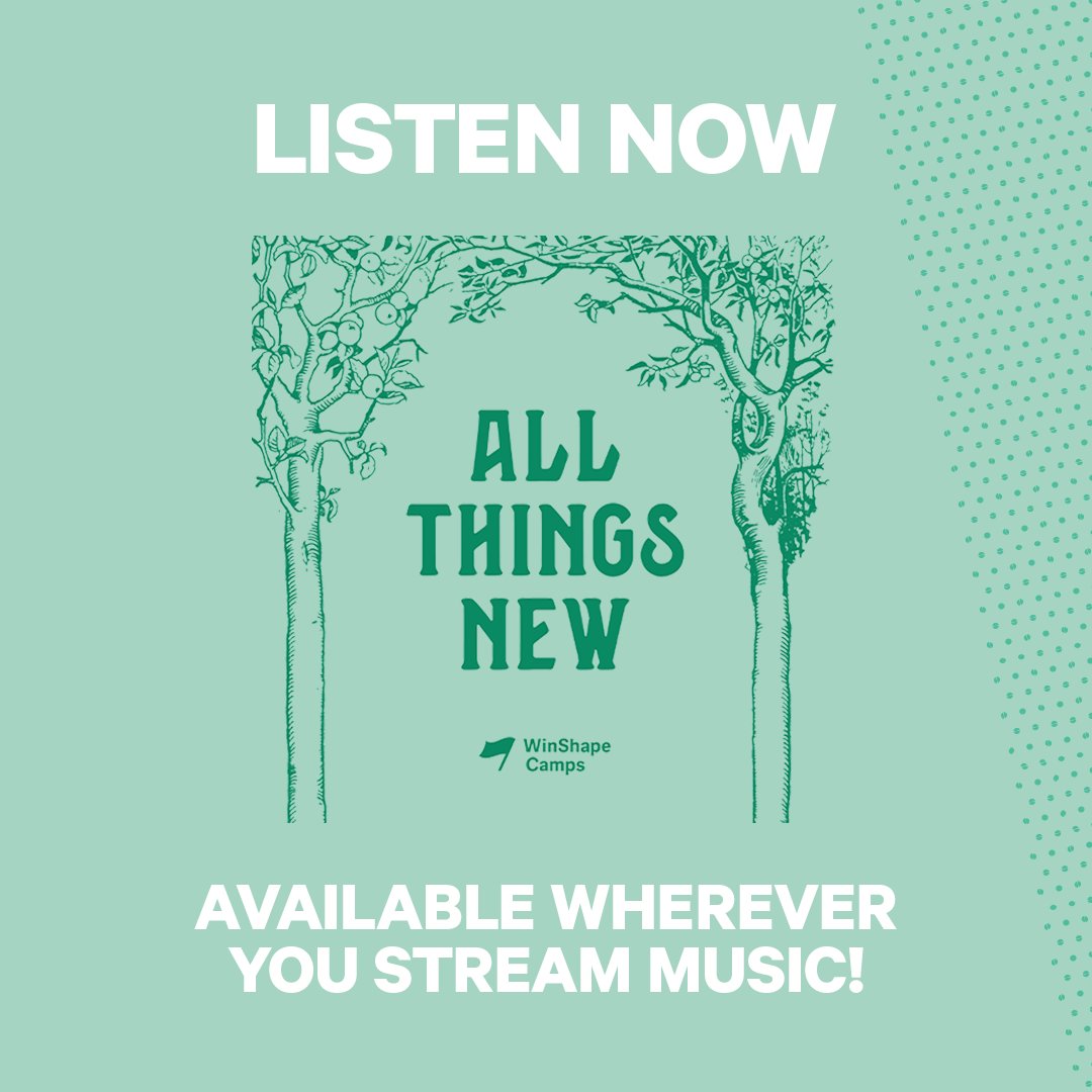 Listen to our new worship song, "All Things New" wherever you stream music! 🎵 
•
Stay tuned! The much anticipated release of our 2024 theme song, "Endless Wonder" is coming soon!

#WinShapeCamps #ThemeSong #WorshipSong #AllThingsNew #EndlessWonder