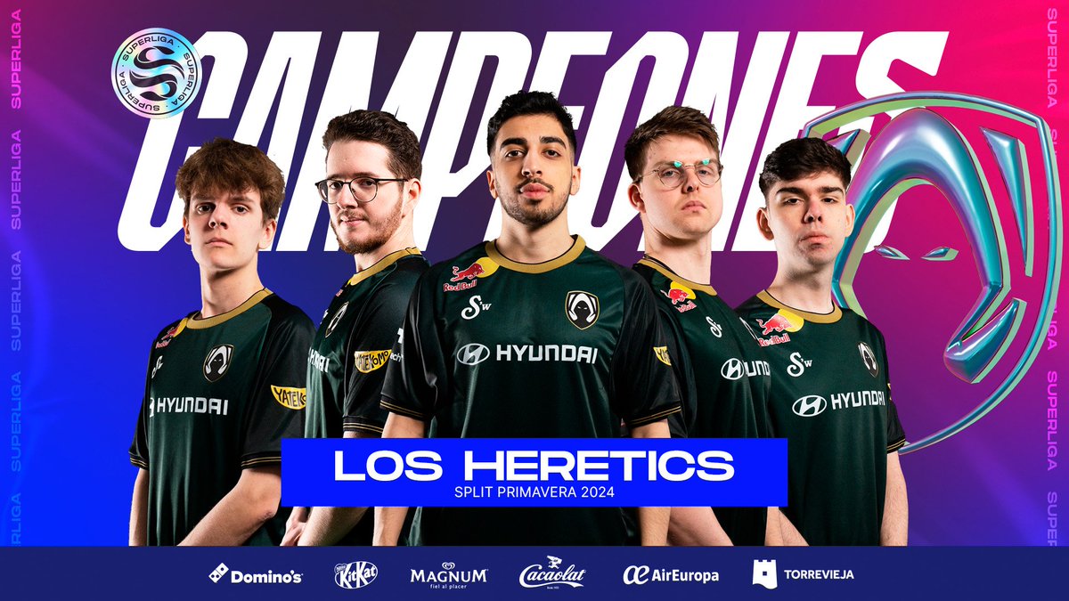 Los Heretics win the #SuperligaLoL with a 3-1 victory over Guasones!