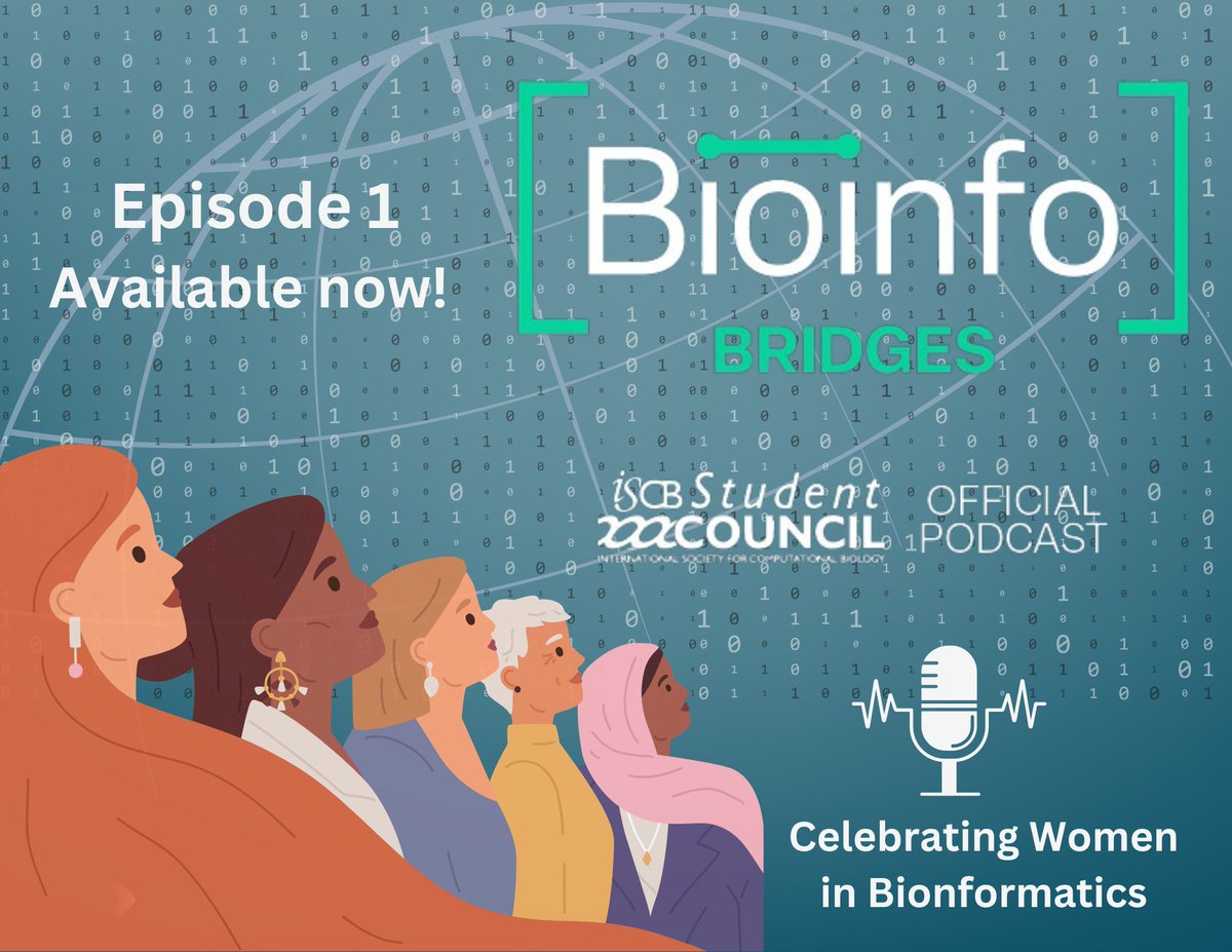 🎉Exciting News! Our first 'BioinfoBridges' podcast is NOW available!🎙️ Join us as we chat with two outstanding female researchers, @anaconesa and @melikedonertas, about their research on long-read sequencing technologies and the relationship between microbiomes and the aging