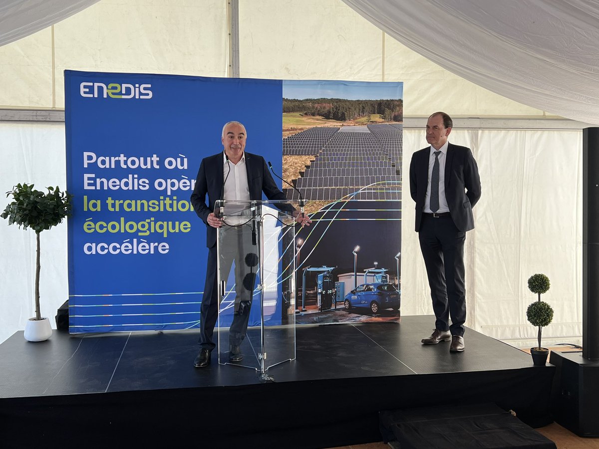 ✂️ Enedis prend ses quartiers à Brive Laroche. Une entreprise publique moderne qui fait notre fierté. Sa nouvelle implantation est une vitrine de « la transition écologique qui accélère ». L’électricité verte, priorité de l’agglo pour aller vers plus d’indépendance énergétique !