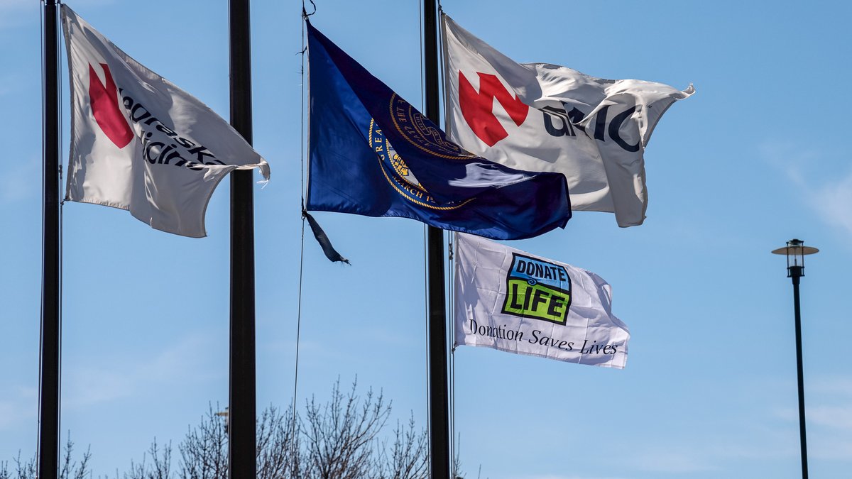 Donate Life Month is a big deal here! Check out how we emphasized the importance of donation at both Nebraska Medical Center and Bellevue Medical Center. Two recipients and a donor shared their stories of just how life changing a transplant is! @LiveOnNebraska #DonateLifeMonth