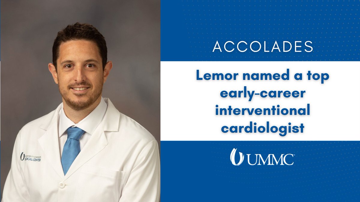 Congratulations to Dr. Alejandro Lemor on being selected as a 2024 “30 in Their 30s” honoree by the @SCAI Read on to learn how his professional excellence in interventional cardiology is recognized by SCAI: umc.edu/news/News_Arti…