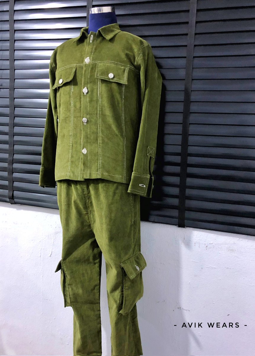 ayeniviktor_'s tweet photo. Our Corduroy Jacket &amp; Cargo Pants ✅ ✂️

Kindly Retweet;
 My customers are on your TL 😇🤝

#streetwears #corduroy #cargopant #avikwears #madeinnaija https://t.co/1WSg8Mn5FN