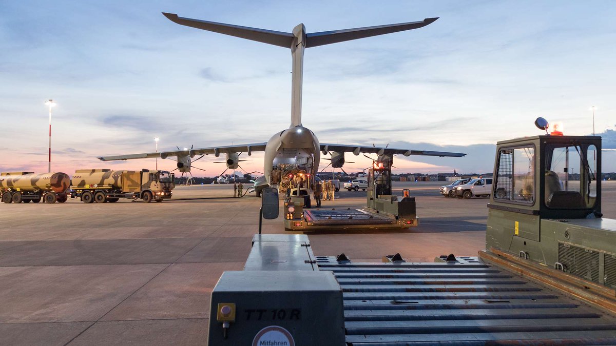 #Niger🇳🇪 - An German🇩🇪 Air Force A400M (reg. 54+03 | #3F43D4) returned this afternoon from Niamey where around 100 soldiers are stationed. Recently several 🇳🇪🇩🇪 meetings have taken place at various levels in Niamey, most likely also concerning the future of this air base (LTStP).