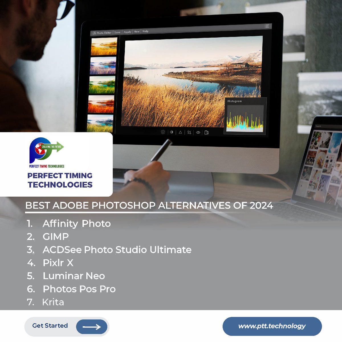 Best Adobe Photoshop alternatives of 2024
Read Here: techradar.com/best/photoshop…

#PerfectTimingTechnology #PerfectTimingHolding #PhotoshopAlternatives #PhotoEditing #GraphicDesign #ImageEditing #CreativeTools #DigitalArt #DesignSoftware #PhotographyTools #FreePhotoEditors #Photo