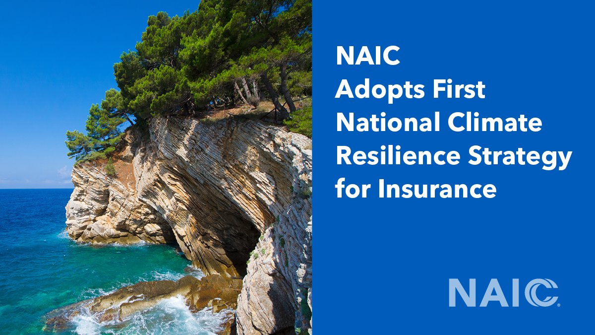 Putting the focus on reducing losses and speeding recovery from natural disasters, the NAIC Membership adopted the first-ever NAIC National Climate Resilience Strategy for Insurance to protect the nation’s property insurance market. Read more: ow.ly/EIiV50R9E75