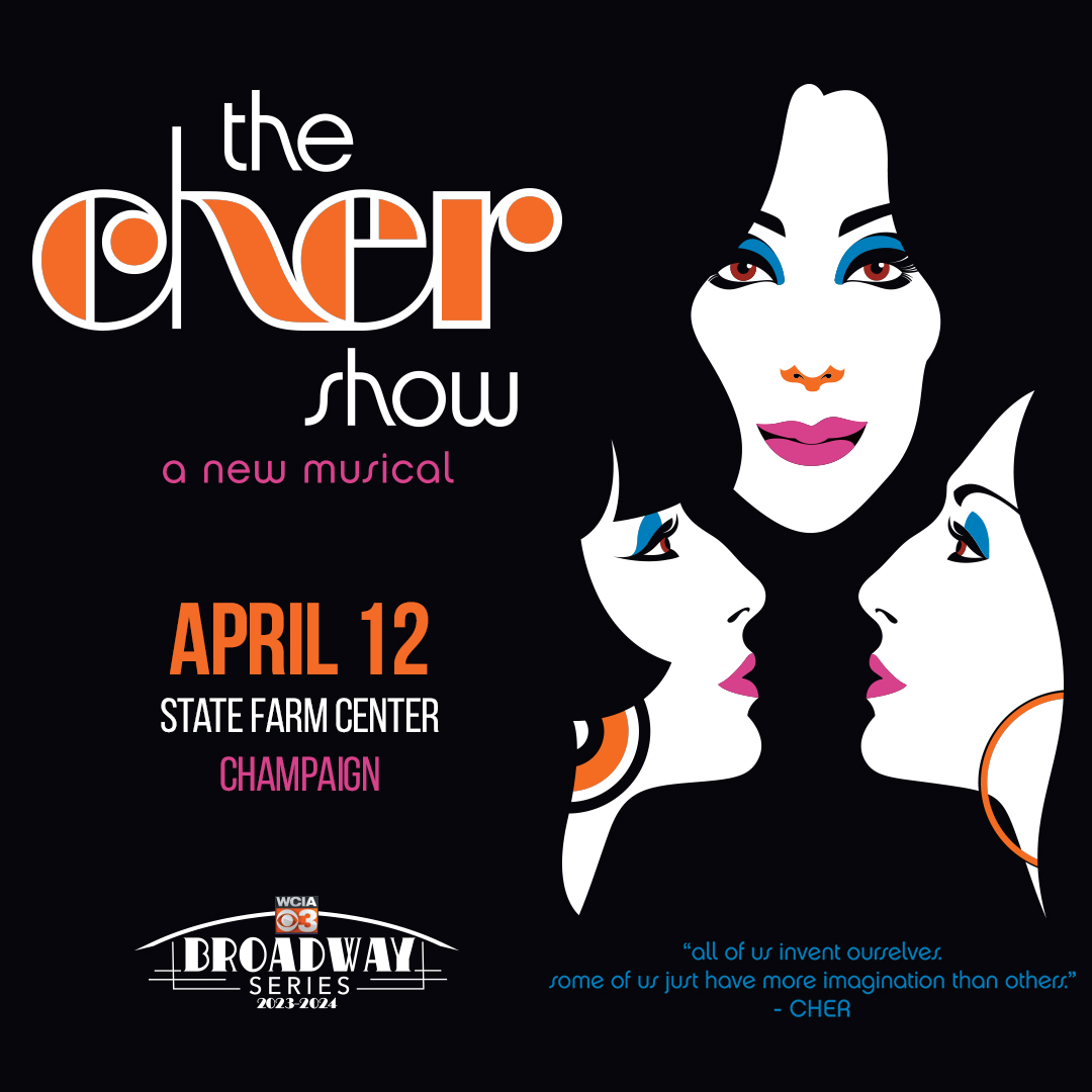 We are ONE WEEK away from The Cher Show at State Farm Center! Come witness the story of what made a true icon through every stage of her career on Friday, April 12 at 7pm. Get your tickets TODAY! Superstars come and go. Cher is forever.