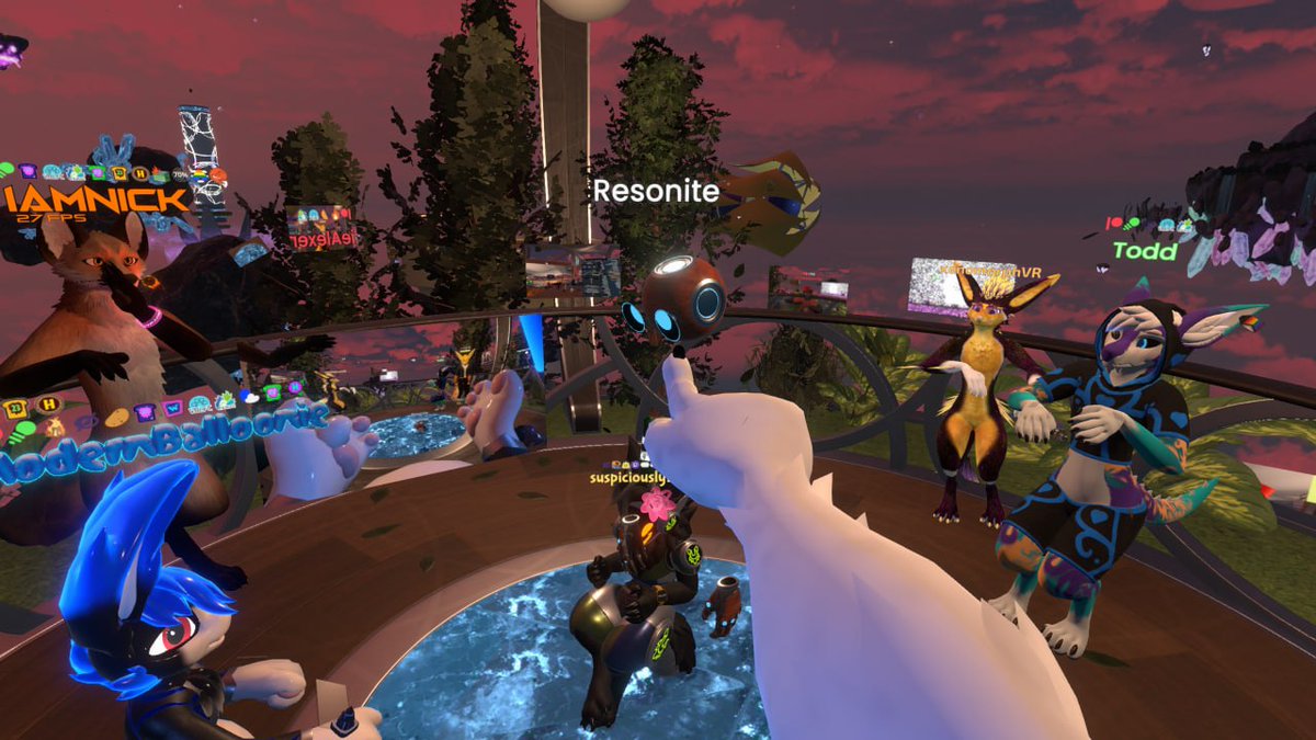 It was crazy. I met John Resonite, he jumped out and said "It's resonite time" and started Resoniting all over the place.