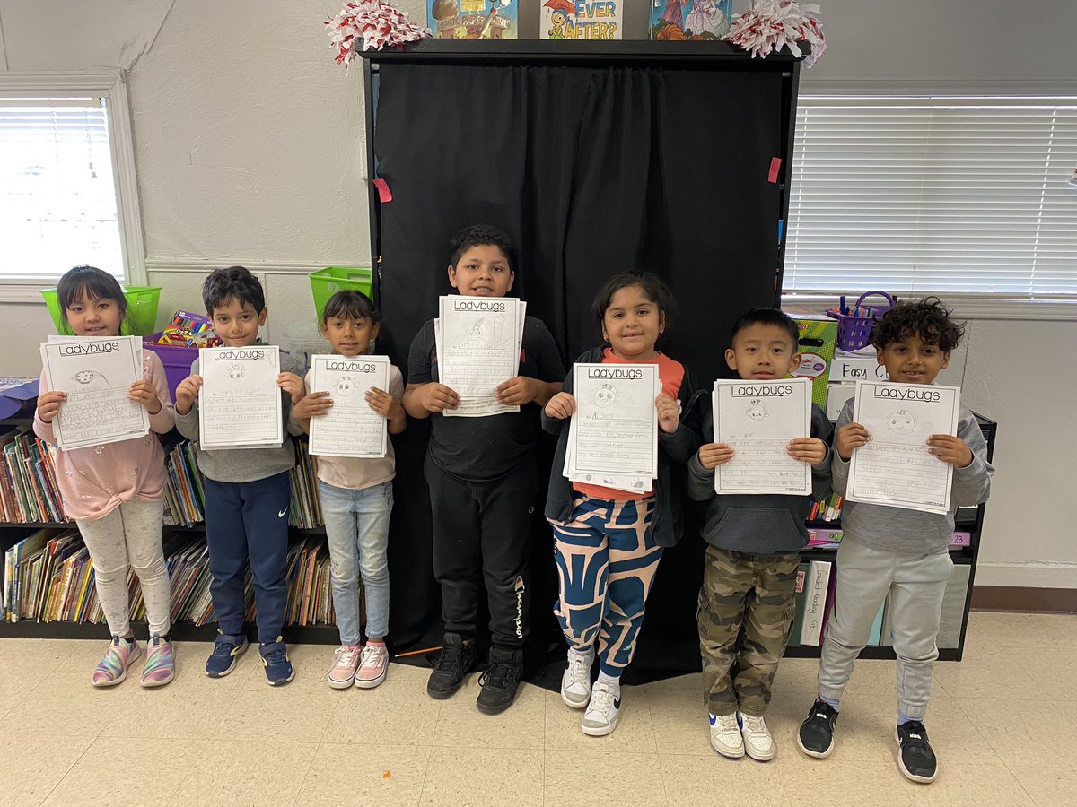 1st grade learned about ladybugs 🐞 They wrote what they have, can do and are like. Then made a drawing of a ladybug. Can’t wait to do another insect with them next week. ❤️
#sce #esl #learningisfun #teach #write #students #ladybugs #firstgrade