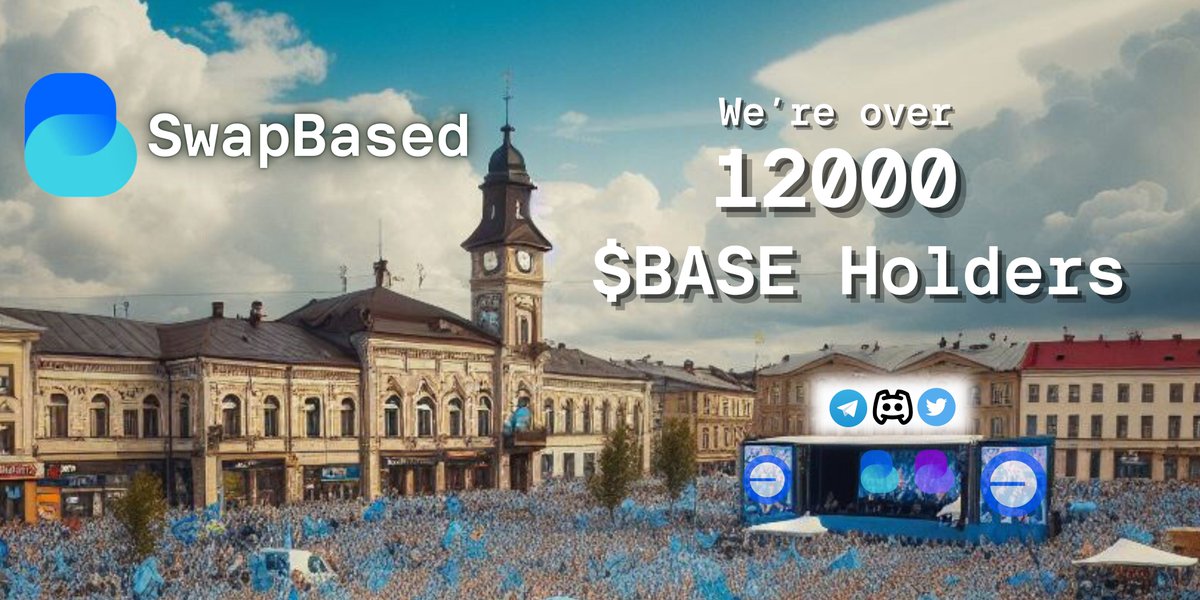 $BASE keeps growing and growing

And so does #SwapBased with an incredible $7,000,000 Total Volume today!

Join the <a href="/base/">Base</a> revolution.