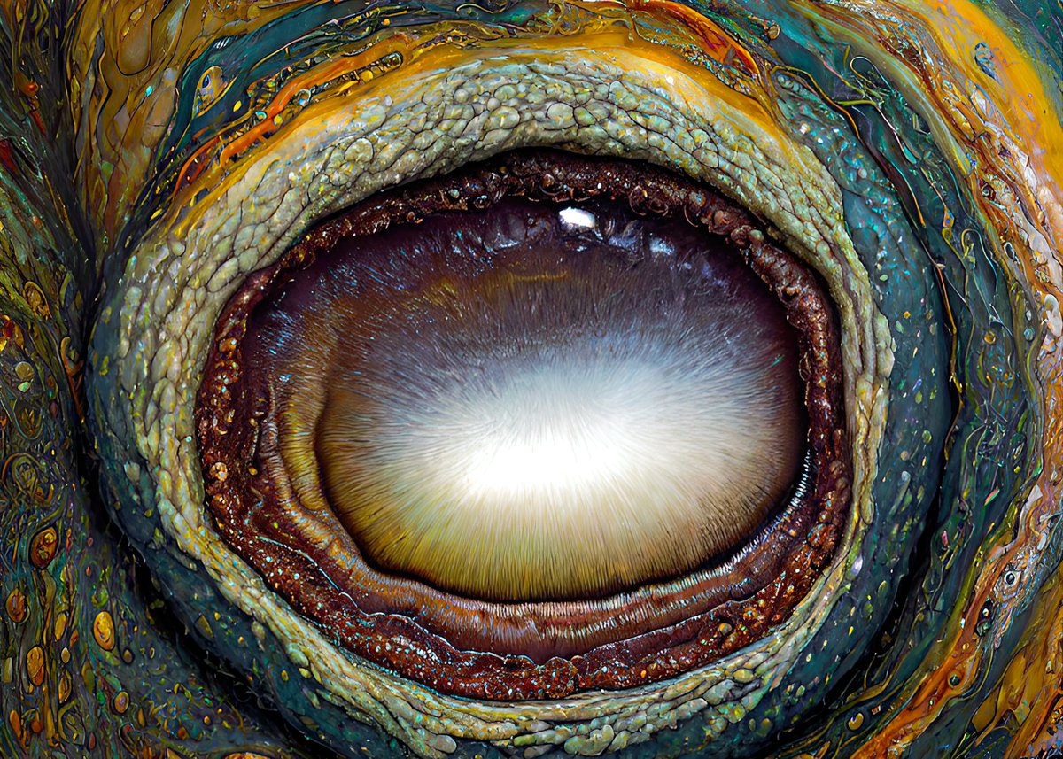 xalieri's tweet photo. An exploration of organic mineral forms and textures, set 9. 3 of 3
#RoughAndSmooth #UncomfortablyMoist #StoneSkin #StoneMesentery #WeirdArt #PsychologicalLandscape #ImSureItMustMeanSomething
#DarkArts #DigitalArt #AIAssistedArt #AIArt #WomboDream #StableDiffusion https://t.co/kXujtZGKX9