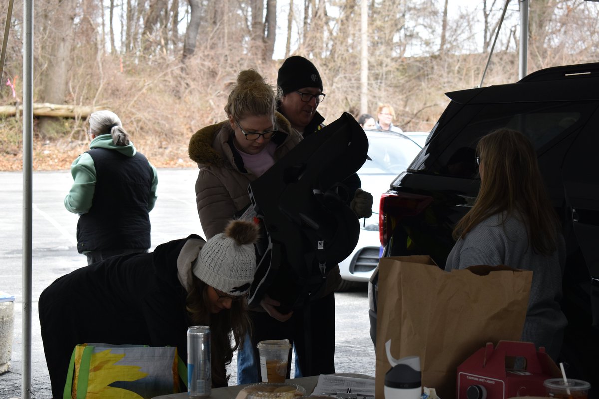 With 45 car seats examined today, the Child Car Safety Seat Check was a success! 3 were correct, 32 were adjusted, and 9 were replaced for being expired, recalled, or otherwise inappropriate for the child. Additionally, one child was fitted to a special needs car seat.