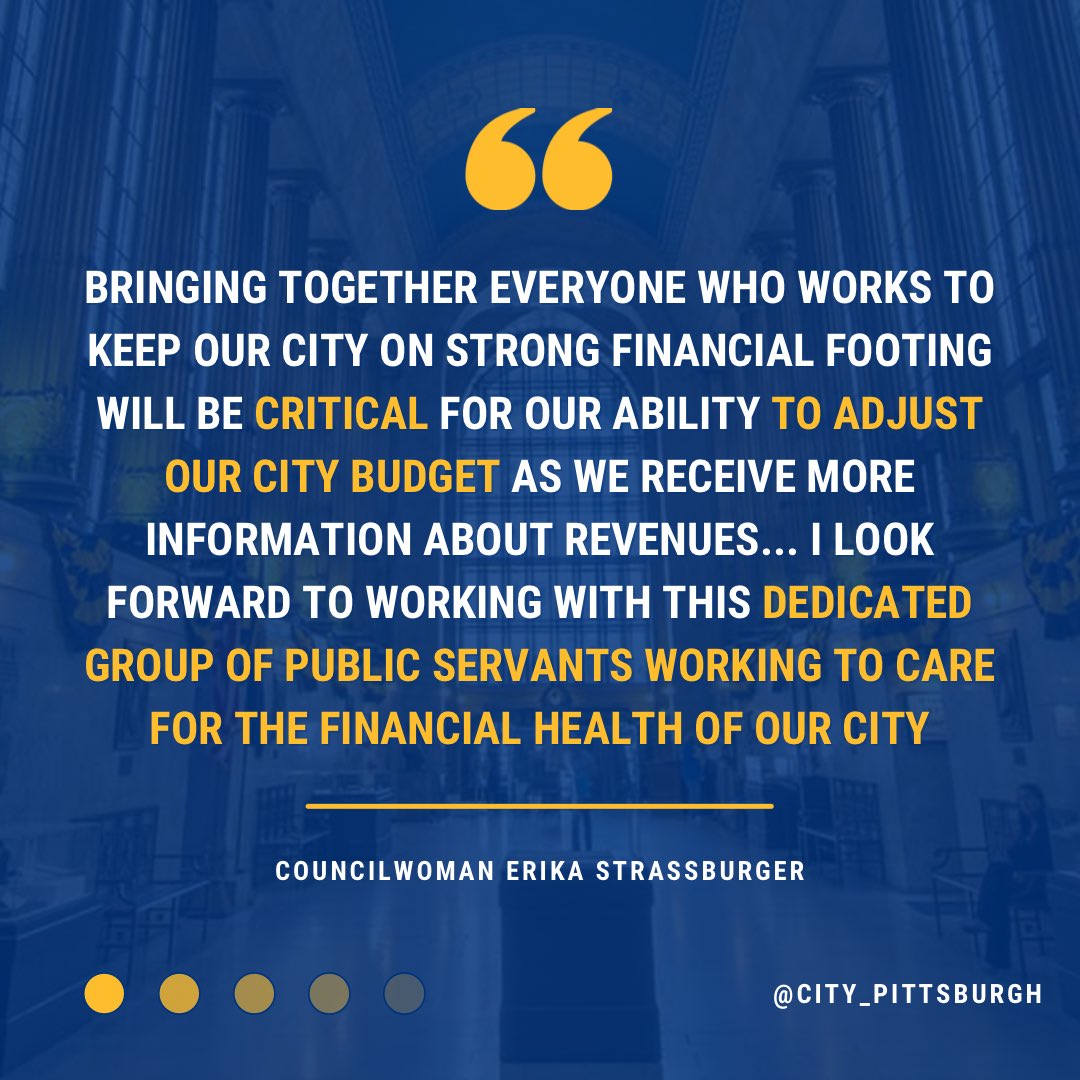 Today, @MayorEdGainey announced the formation of a joint task force on City Finances that will focus on ensuring the continued financial strength and security of the City. Learn more: pittsburghpa.gov/press-releases…