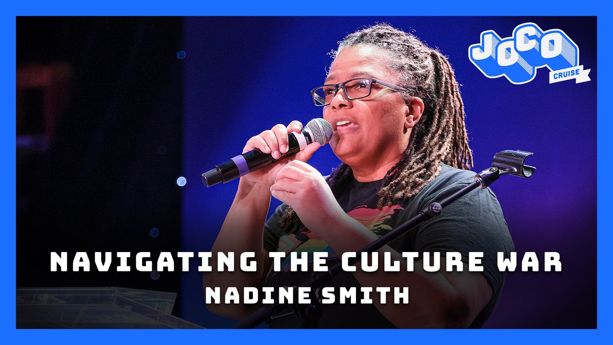 Nadine Smith, Executive Director of @equalityfl, joined us on JoCo Cruise 2024 as a featured guest. In this powerful & stirring talk, she dissects the tactics of authoritarians & outlines how people everywhere can fight back, & win. Watch here: ecs.page.link/2R9m6