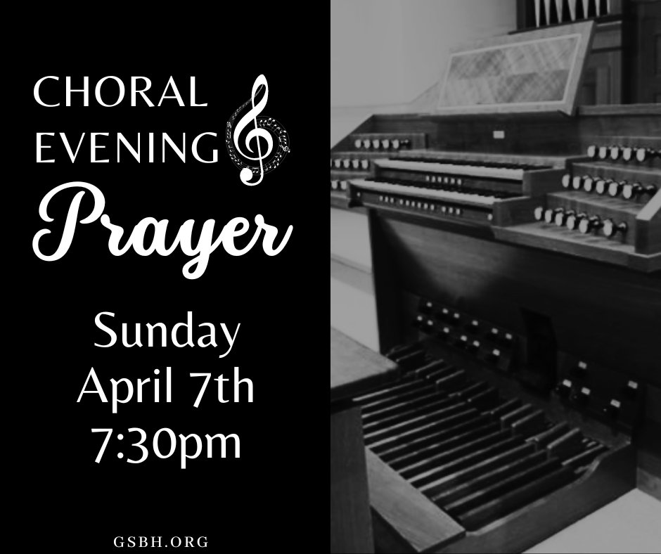 #TONIGHT Join us for our rescheduled candlelight service in observance of the 15th Anniversary of the Blessing of the Organ. Choral music of American, German, English composers, and organ music from the 17th-20th Centuries. Visit: gsbh.org/organ. #Organ #Anniversary