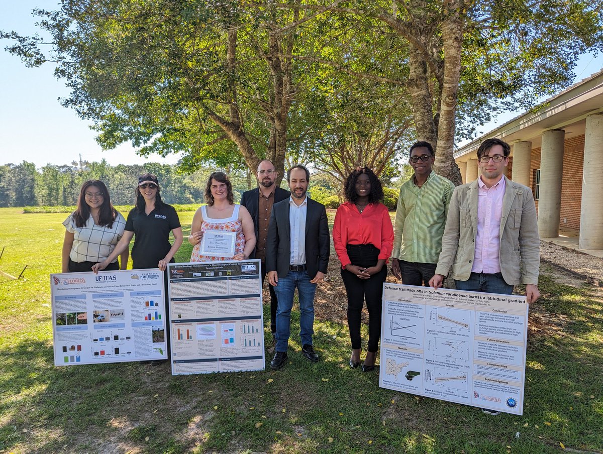 Dr. Xavier Martini - Entomologist (@xaviermartini) on Twitter photo Great day today with the first edition of the <a href="/ufifasnfrec/">UF IFAS NFREC</a> showcase where all my students and two others that I am mentoring as part of their PhD committee presented. Congratulations to Jessica Greisheimer who won the first place for the PhD poster competition. <a href="/NfrecStudent/">NFREC Student Association</a> Great day today with the first edition of the <a href="/ufifasnfrec/">UF IFAS NFREC</a> showcase where all my students and two others that I am mentoring as part of their PhD committee presented. Congratulations to Jessica Greisheimer who won the first place for the PhD poster competition. <a href="/NfrecStudent/">NFREC Student Association</a>