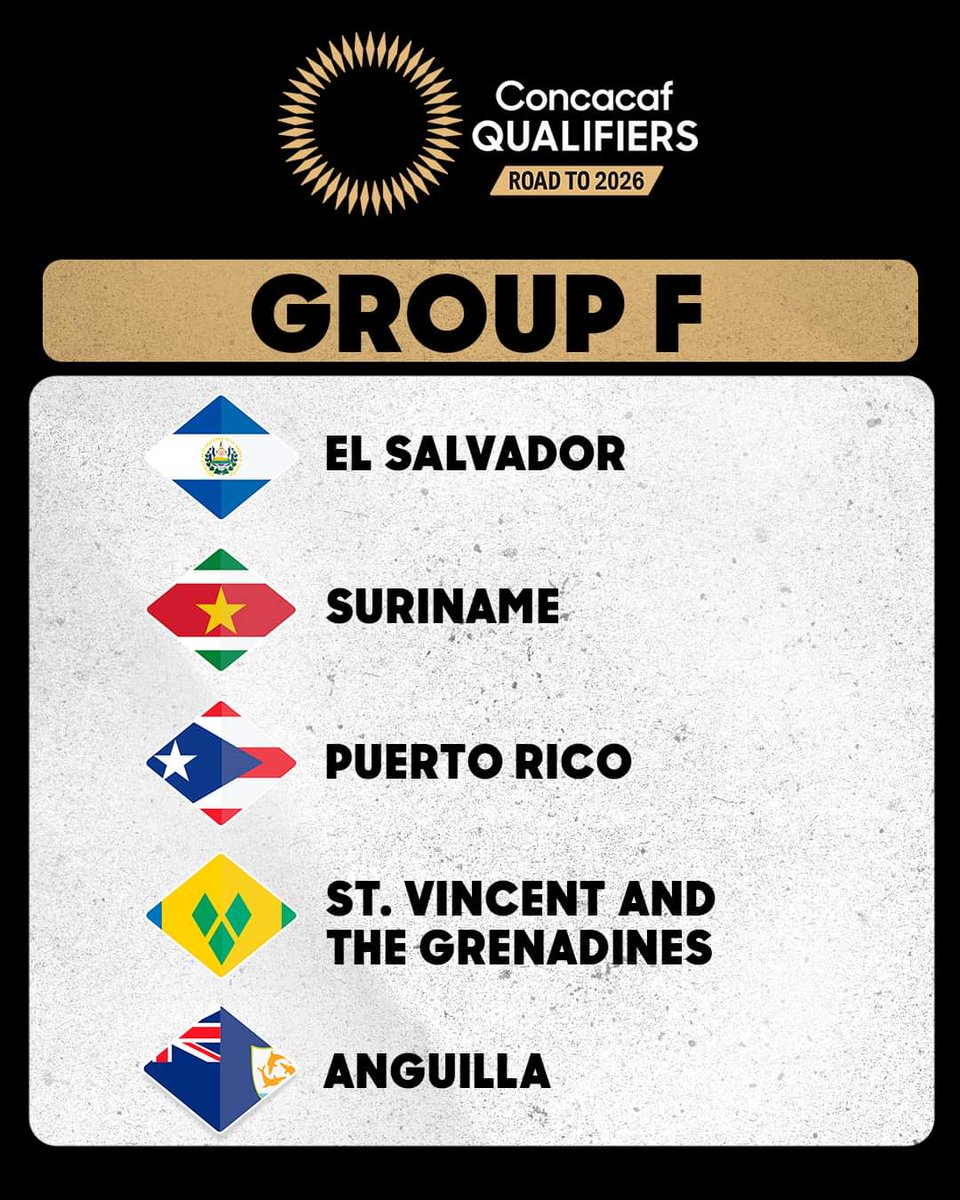 WORLD CUP QUALIFIERS 🇸🇻 🇸🇷 🇵🇷 🇻🇨 🇦🇮 Round 2 will start in June 2024 📝