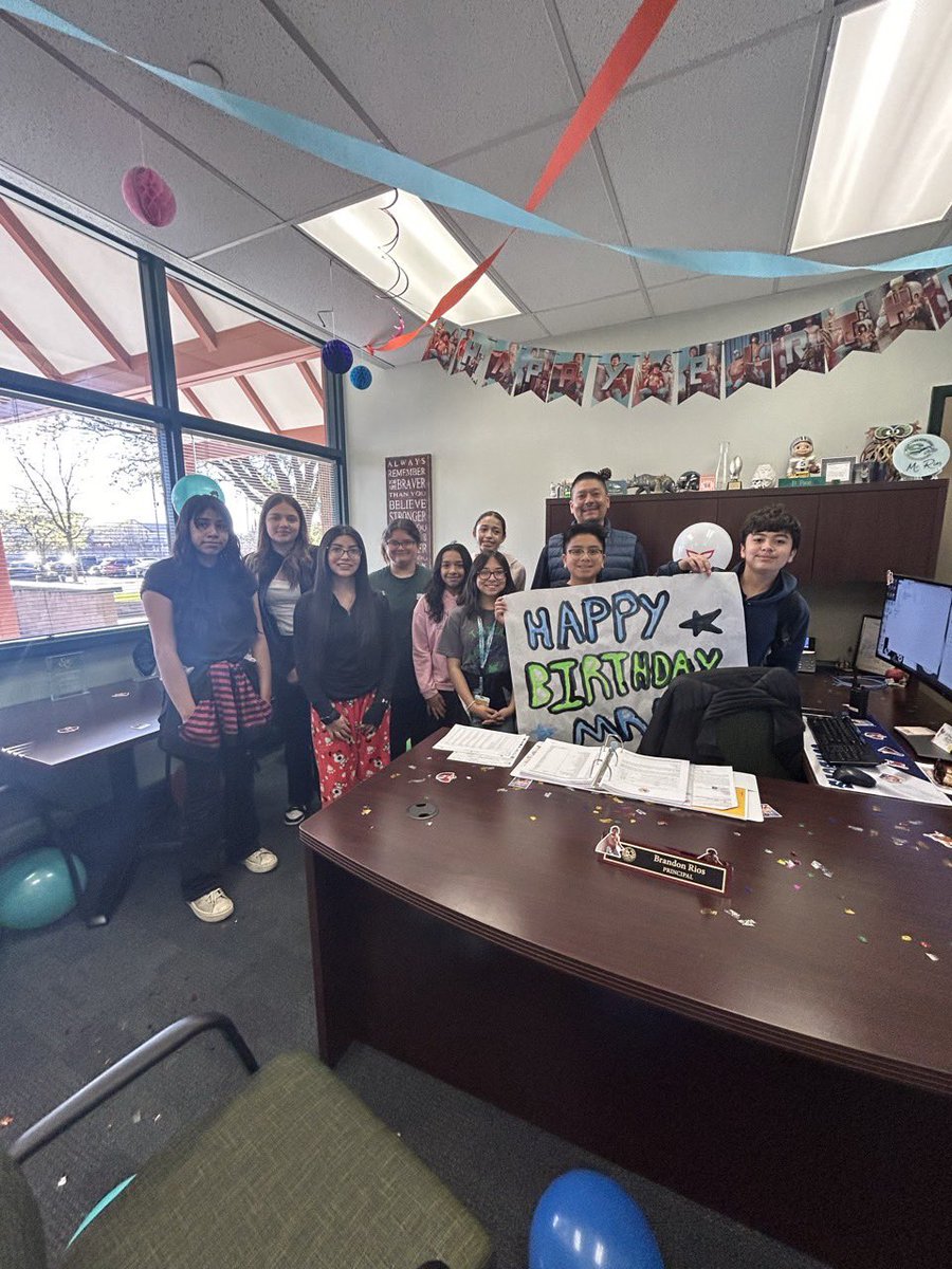 A very Happy Birthday to Mr. Rios!! Enjoy the rest of your day! 🥳🎉 #PrideInEveryStride