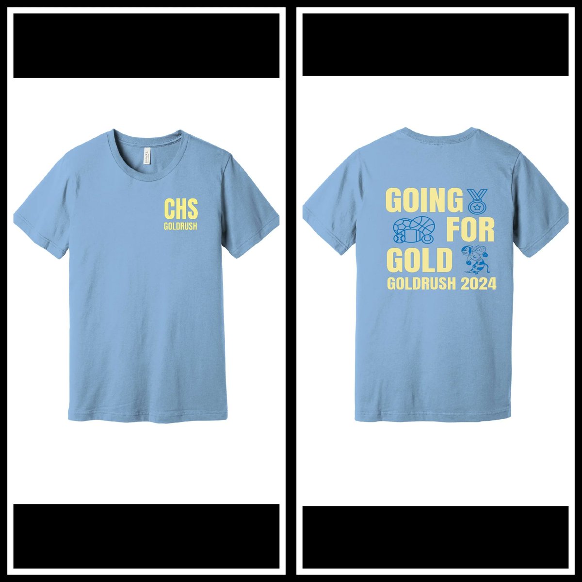 Only 8 more days to get your GOLD Rush shirt and support @ChoctawHSStuCo Order now through the link in the bio! Orders are final on April 12th!