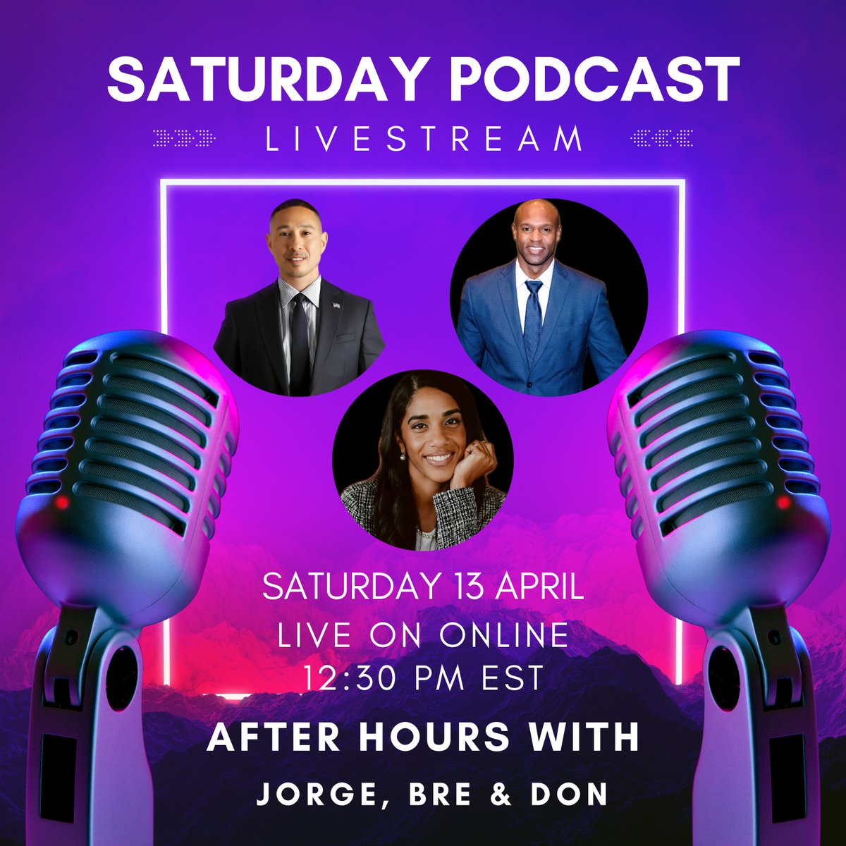 🌟 Join us on Saturday, April 13, for 'After Hours Livestream With Jorge, Bre and Don' – where education meets everyday life! 📚 Our conversation will dive into audience questions about classroom excellence, school leadership, personal wellness, and pop culture topics shaping…