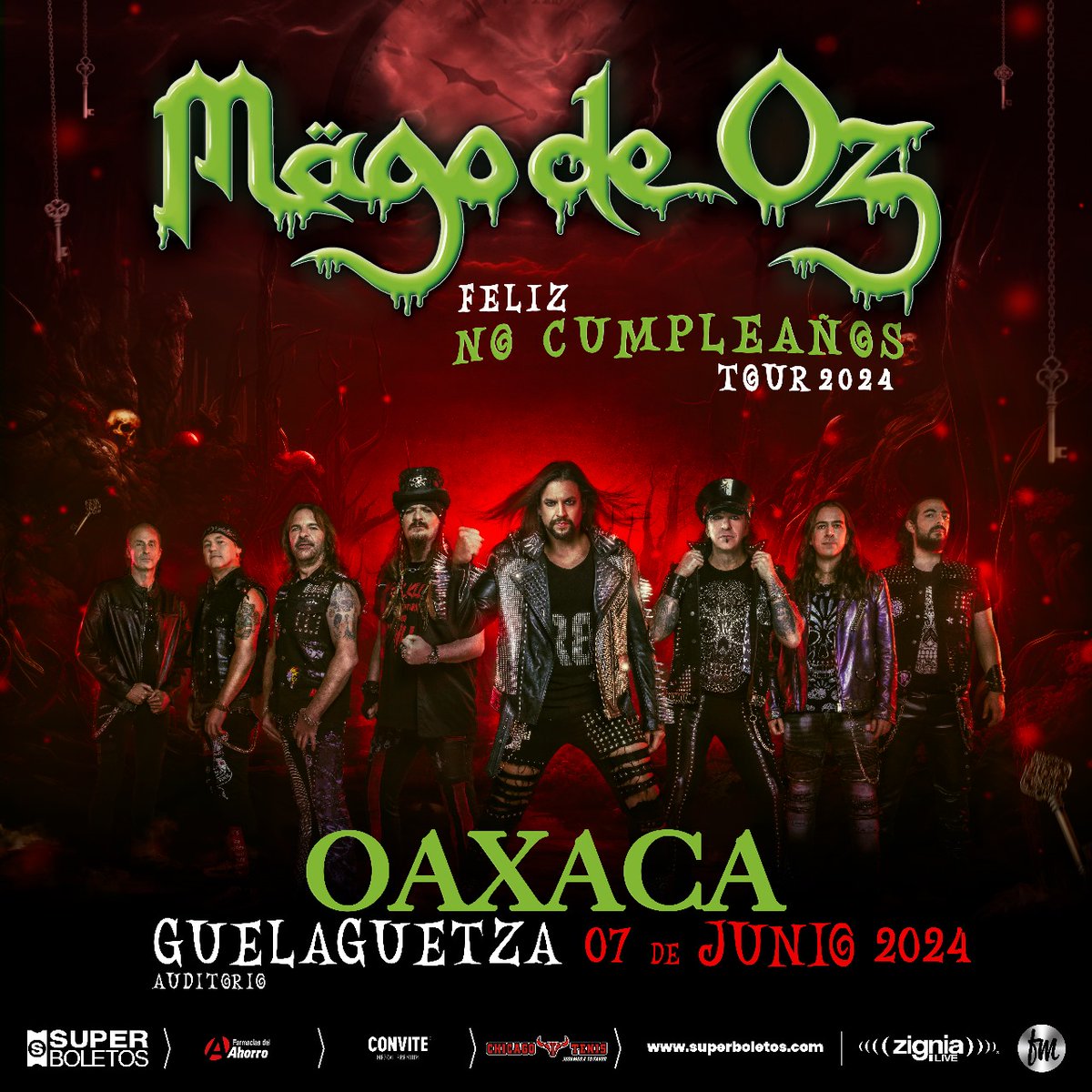 ¡¡NUEVA FECHA EN MÉXICO!! Oaxaca, nos vemos el 7 de Junio!! #magodeozfans