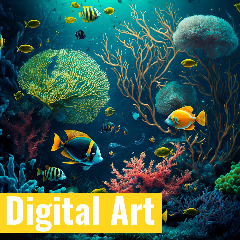 Digital art blends technology with creativity, encompassing everything from digital painting and 3D modeling to interactive art and VR experiences. It's where tradition meets innovation. #DigitalArtRevolution